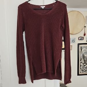 BP Maroon Knit Top